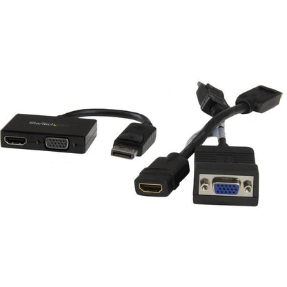 StarTech.com Travel A/V Adapter: 2-in-1 DisplayPort to HDMI or VGA