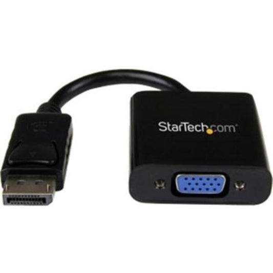 StarTech.com DisplayPort to VGA Adapter, Active DP to VGA Converter, 1080p Video, DP to VGA Adapter Dongle (Digital to Analog), DP 1.2