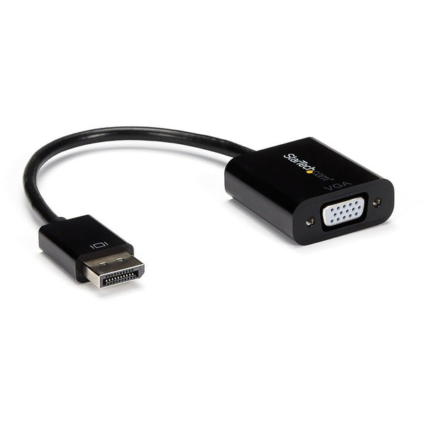 StarTech.com DisplayPort to VGA Adapter, Active DP to VGA Converter, 1080p Video, DP to VGA Adapter Dongle (Digital to Analog), DP 1.2