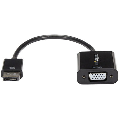 StarTech.com DisplayPort to VGA Adapter, Active DP to VGA Converter, 1080p Video, DP to VGA Adapter Dongle (Digital to Analog), DP 1.2