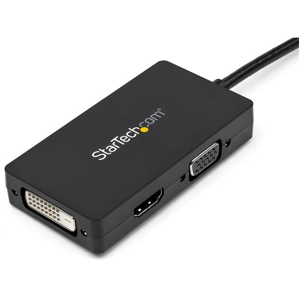 StarTech.com Travel A/V adapter: 3-in-1 DisplayPort to VGA DVI or HDMI converter