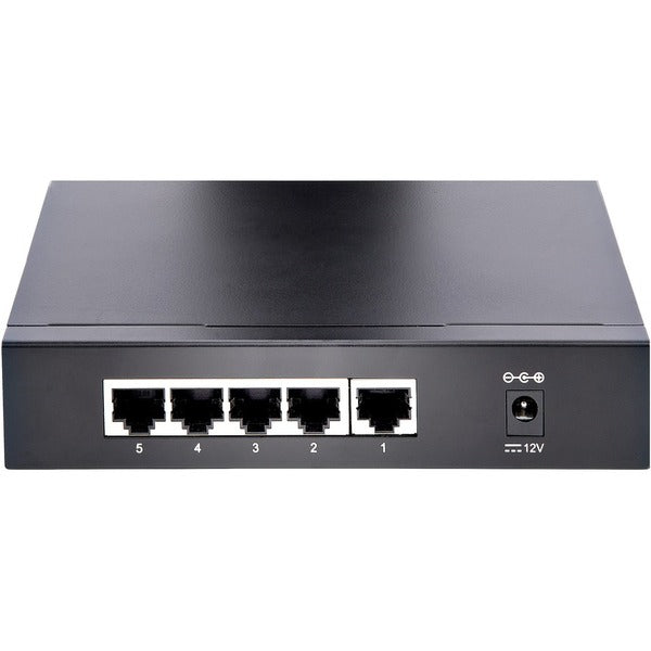 StarTech.com Unmanaged 2.5G Switch, 5 Port 2.5GBASE-T Unmanaged Ethernet Switch, Desk | Wall Mount Kit, Compatible w/ 10/100/1000Mbps devices