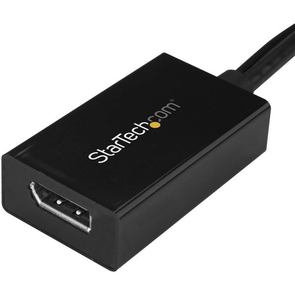 StarTech.com DVI to DisplayPort Adapter with USB Power - DVI-D to DP Video Adapter - DVI to DisplayPort Converter - 1920 x 1200