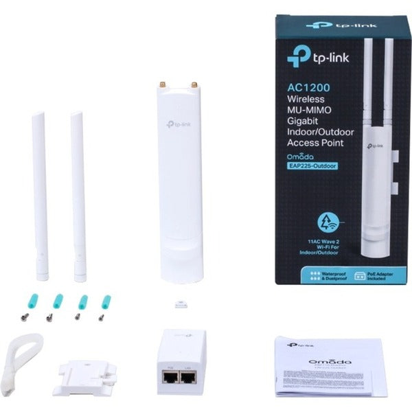 TP-Link EAP225-Outdoor - Omada AC1200 Wireless Gigabit Outdoor Access Point