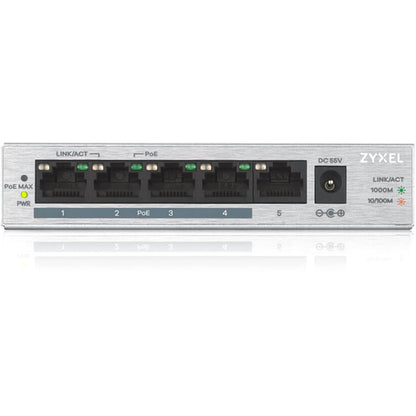 ZYXEL 5-Port GbE Unmanaged PoE Switch