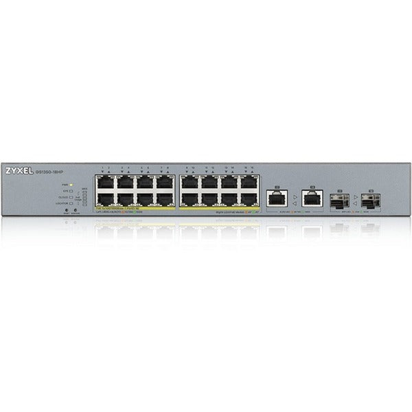 ZYXEL 16-port GbE Smart Managed PoE Switch with GbE Uplink