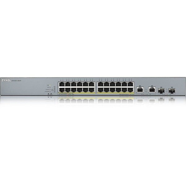 ZYXEL 24-port GbE Smart Managed PoE Switch with GbE Uplink