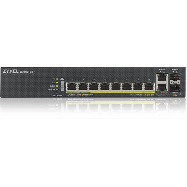 ZYXEL 8-port GbE Smart Managed PoE Switch