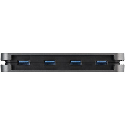 StarTech.com 4 Port USB 3.0 Hub, 4x USB-A, 5Gbps Laptop/Desktop USB Type-A Hub, USB Bus Powered, 28cm Long Cable with Cable Management