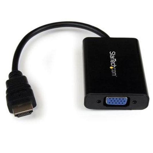 StarTech.com HDMI to VGA Video Adapter Converter with Audio for Desktop PC / Laptop / Ultrabook - 1920x1200