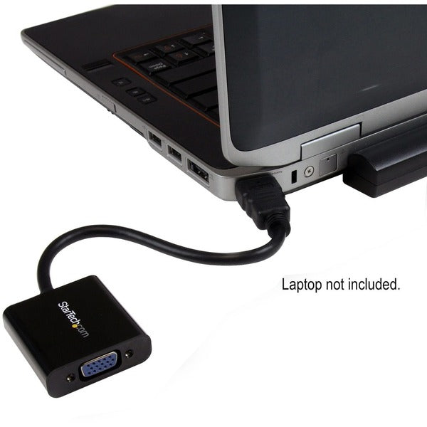 StarTech.com HDMI to VGA Adapter - 1080p - 1920 x 1080 - Black - HDMI Converter - VGA to HDMI Monitor Adapter