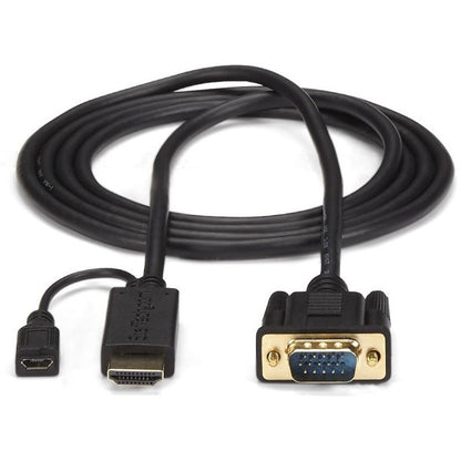 StarTech.com HDMI to VGA Cable - 6 ft / 2m - 1080p - 1920 x 1200 - Active HDMI Cable - Monitor Cable - Computer Cable