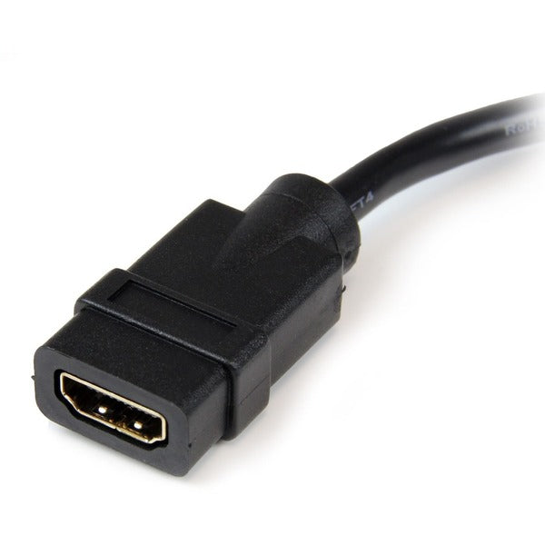 StarTech.com 8in HDMI to DVI-D Video Cable Adapter - HDMI Female to DVI Male