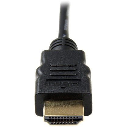 StarTech.com 6ft Micro HDMI to HDMI Cable with Ethernet, 4K High Speed Micro HDMI Type-D Device to HDMI Monitor Adapter/Converter Cord