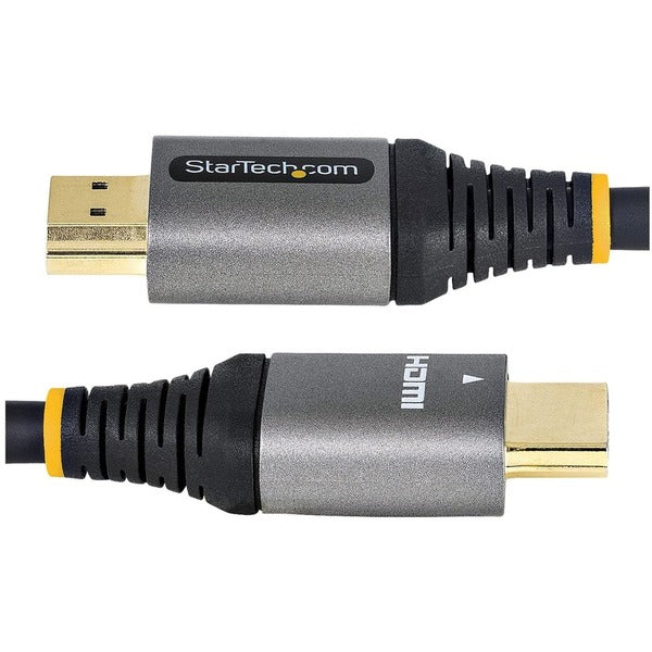 StarTech.com 6ft (2m) Premium Certified HDMI 2.0 Cable, High Speed Ultra HD 4K 60Hz HDMI Cable with Ethernet, HDR10, UHD HDMI Monitor Cord