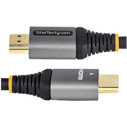 StarTech.com 6ft (2m) Premium Certified HDMI 2.0 Cable, High Speed Ultra HD 4K 60Hz HDMI Cable with Ethernet, HDR10, UHD HDMI Monitor Cord