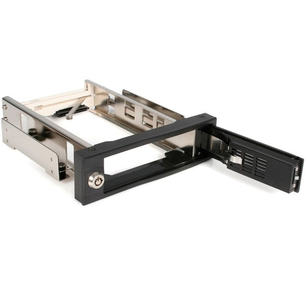 StarTech.com StarTech.com 5.25" Tray-Less SATA Hot-Swap Hard Drive Bay - Storage mobile rack - black