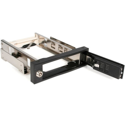 StarTech.com StarTech.com 5.25" Tray-Less SATA Hot-Swap Hard Drive Bay - Storage mobile rack - black