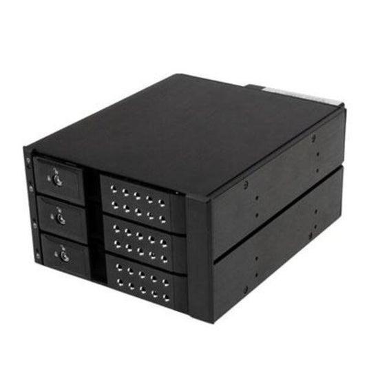 StarTech.com 3 Bay Aluminum Trayless Hot Swap Mobile Rack Backplane for 3.5in SAS II/SATA III - 6 Gbps HDD