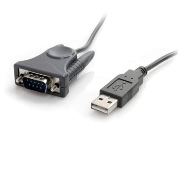 StarTech.com USB to Serial Adapter - 3 ft / 1m - with DB9 to DB25 Pin Adapter - Prolific PL-2303 - USB to RS232 Adapter Cable