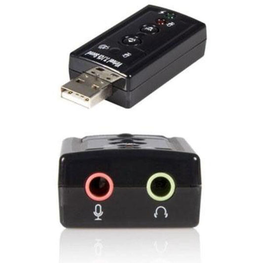 StarTech.com USB audio adapter - virtual 7.1 - external sound card - stereo audio