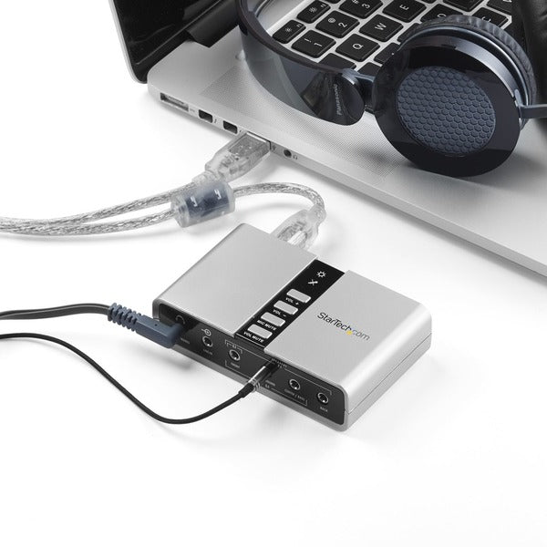 StarTech.com 7.1 USB Audio Adapter External Sound Card