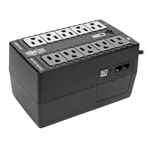 Tripp Lite UPS 600VA 325W Desktop Battery Back Up Compact 120V USB Standby 50/60Hz 5-15P PC