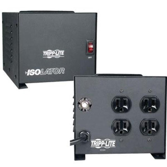 Tripp Lite 1000W Isolation Transformer with Surge 120V 4 Outlet 6ft Cord HG TAA GSA