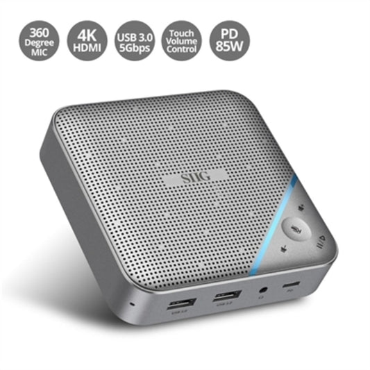 USB-C Multitask Mini Dock with Conference Speaker