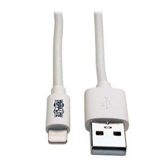 Tripp Lite 10ft Lightning USB/Sync Charge Cable for Apple Iphone / Ipad White 10'