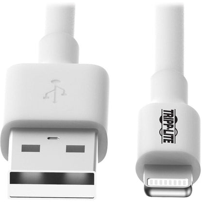 Tripp Lite 10ft Lightning USB/Sync Charge Cable for Apple Iphone / Ipad White 10'