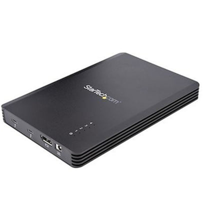 StarTech.com 4 Bay Thunderbolt 3 NVMe Enclosure, For M.2 NVMe SSD Drives, 1x DisplayPort Video and 2x TB3 Downstream Ports, 40Gbps