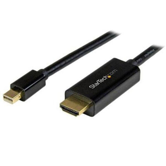 StarTech.com Mini DisplayPort to HDMI Converter Cable - 3 ft (1m) - 4K