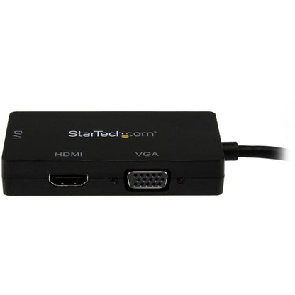 StarTech.com Mini DisplayPort Adapter - 3-in-1 - 1080p - Monitor Adapter - Mini DP to HDMI / VGA / DVI Adapter Hub