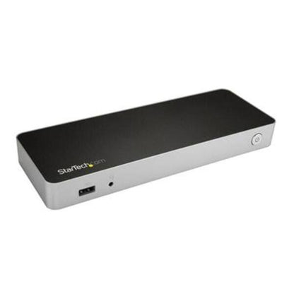 StarTech.com Dual Monitor USB C Docking Station w/ 60W Power Delivery - USB 3.1 Gen 1 Type C to HDMI or DVI - 5x USB - Windows Laptop Dock