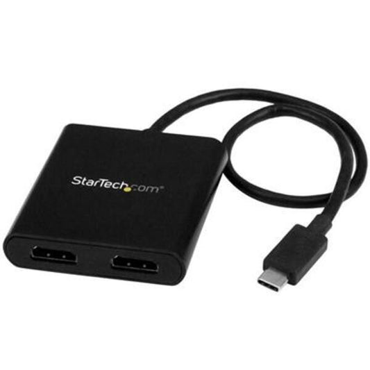 StarTech.com 2-Port Multi Monitor Adapter - USB-C to HDMI Video Splitter - USB Type-C to HDMI MST Hub - Thunderbolt 3 Compatible - Windows