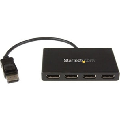 StarTech.com 4-Port Multi Monitor Adapter, DisplayPort 1.2 MST Hub, 4x 1080p, DP Video Splitter for Extended Desktop Mode, Windows Only