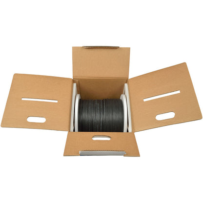 Tripp Lite 1000ft Cat6 Gigabit Bulk Cable Solid Core CMR PVC Black 1000'