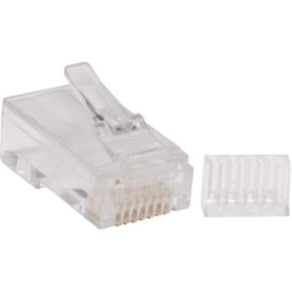 Tripp Lite Cat6 Gigabit RJ45 Modular Connector Plug w/ Load Bar 100 Pack