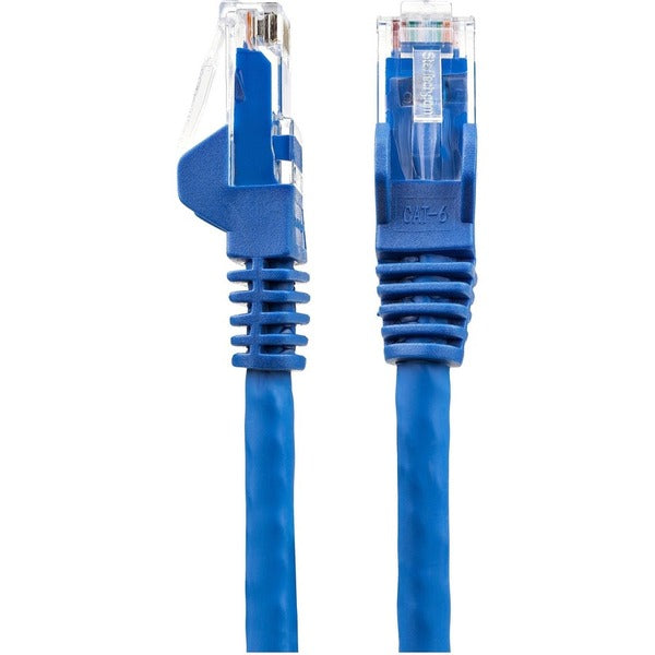 StarTech.com 20ft (6m) CAT6 Ethernet Cable, LSZH (Low Smoke Zero Halogen) 10 GbE Snagless 100W PoE UTP RJ45 Blue Network Patch Cord, ETL