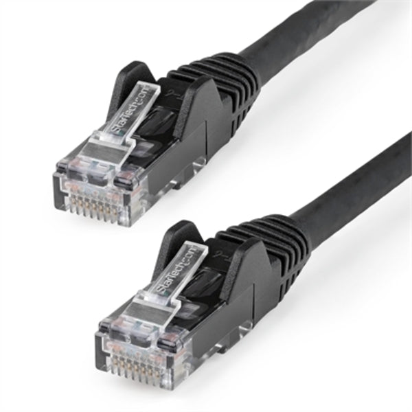 StarTech.com 35ft (10.7m) CAT6 Ethernet Cable, LSZH (Low Smoke Zero Halogen) 10GbE Snagless 100W PoE UTP RJ45 Black Network Patch Cord ETL