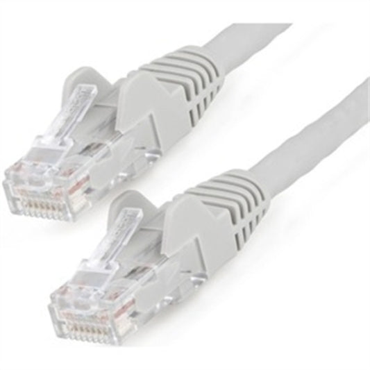 StarTech.com 50ft (15m) CAT6 Ethernet Cable, LSZH (Low Smoke Zero Halogen) 10 GbE Snagless 100W PoE UTP RJ45 Gray Network Patch Cord, ETL