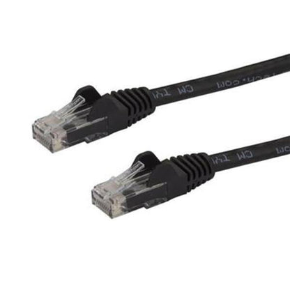 StarTech.com 100ft CAT6 Ethernet Cable - Black Snagless Gigabit - 100W PoE UTP 650MHz Category 6 Patch Cord UL Certified Wiring/TIA