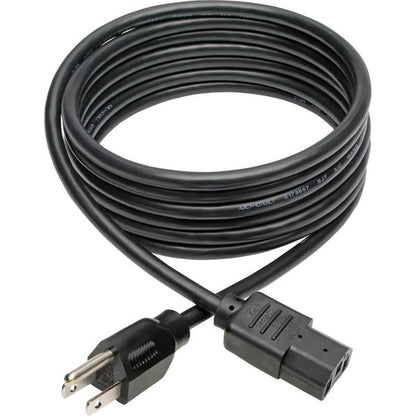 Tripp Lite Computer Power Extension Cord Adapter 10A 18AWG 5-15P to C13 10'