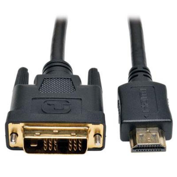 Tripp Lite 3ft HDMI to DVI-D Digital Monitor Adapter Video Converter Cable 1080p M/M 3'