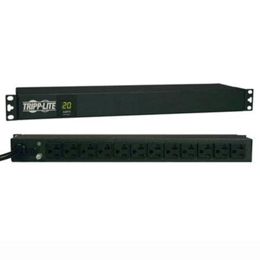 Tripp Lite PDU Metered 120V 20A 5-15/20R 12 Outlet L5-20P Horizontal 1URM