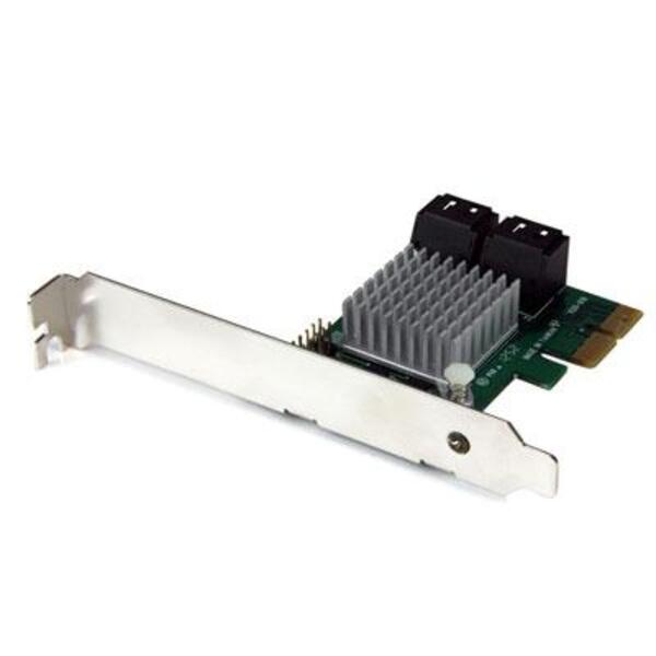 StarTech.com 4 Port PCI Express 2.0 SATA III 6Gbps RAID Controller Card with HyperDuo SSD Tiering