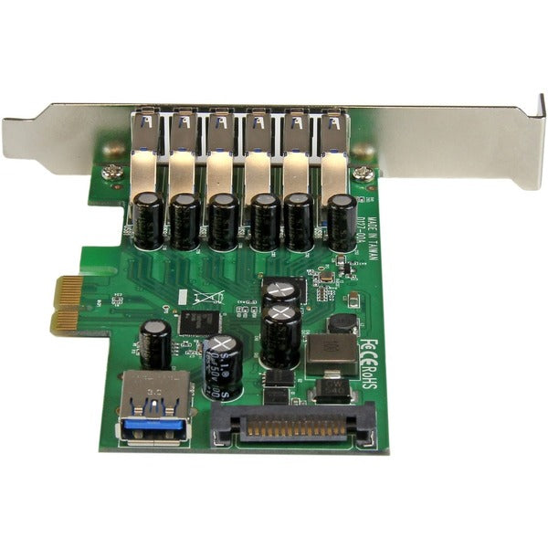 StarTech.com 7 Port PCI Express USB 3.0 Card - Standard and Low-Profile Design