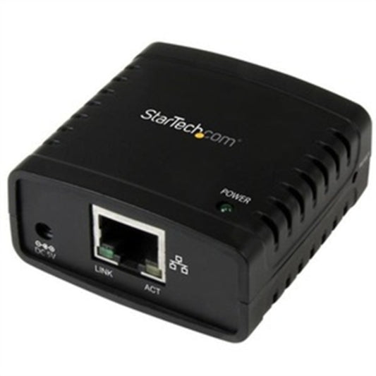 StarTech.com 10/100Mbps Ethernet to USB 2.0 Network LPR Print Server - USB Print Server with 10Base-T/100Base-TX Auto-sensing