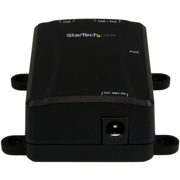 StarTech.com 1 Port Gigabit PoE Power over Ethernet Injector 48V / 30W - 802.3at / 802.3af - Wall-Mountable